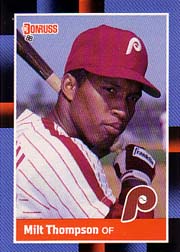 1988 Donruss Baseball Cards    236     Milt Thompson